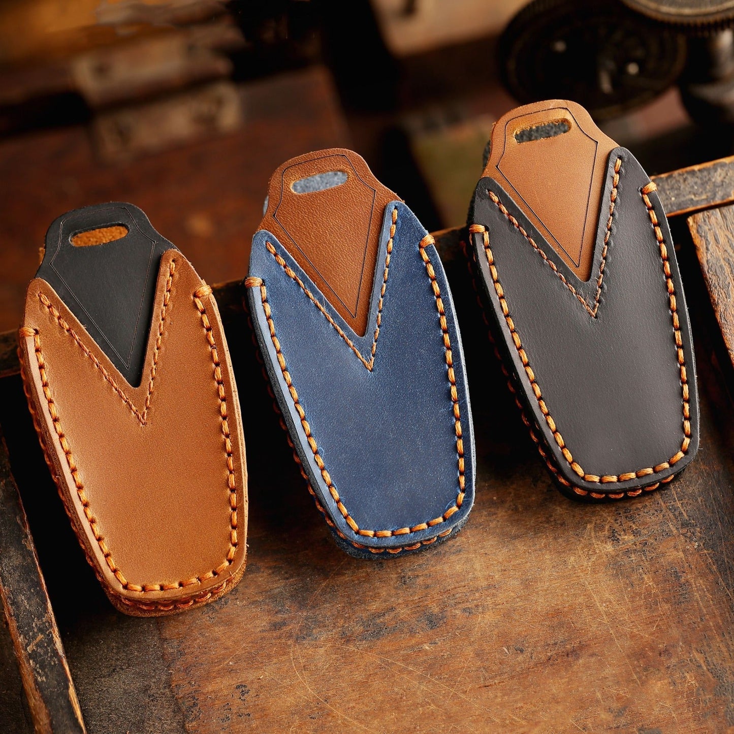 For BYD Key Premium Leather Case - NICE EVS