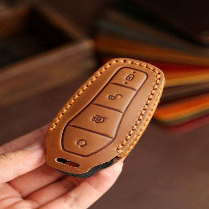 For BYD Key Premium Leather Case - NICE EVS
