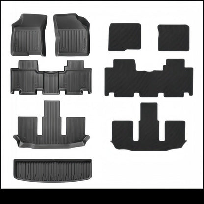 For BYD M6 TPE Floor & Trunk Mats - NICE EVS