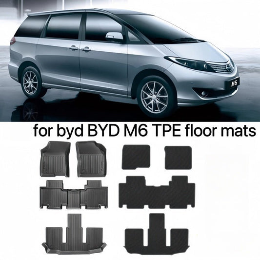For BYD M6 TPE Floor & Trunk Mats - NICE EVS
