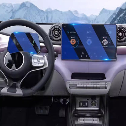 For BYD Navigation Screen Dashboard Screen Tempered Glass Film （4 Pcs) - NICE EVS