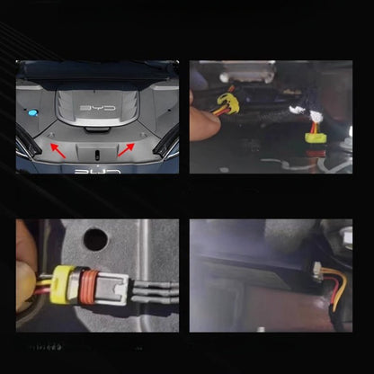 For BYD SEAL Car Front LOGO Steady LED Light Module - NICE EVS