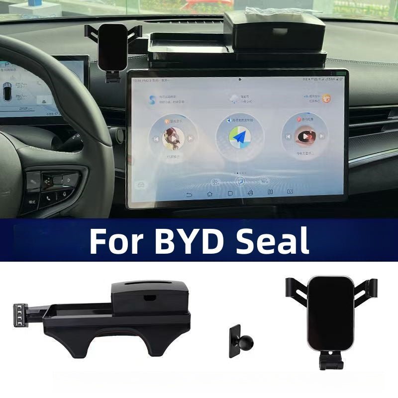 For BYD Seal Screen Rear Tissue Box Mobile Phone Holder - NICE EVS
