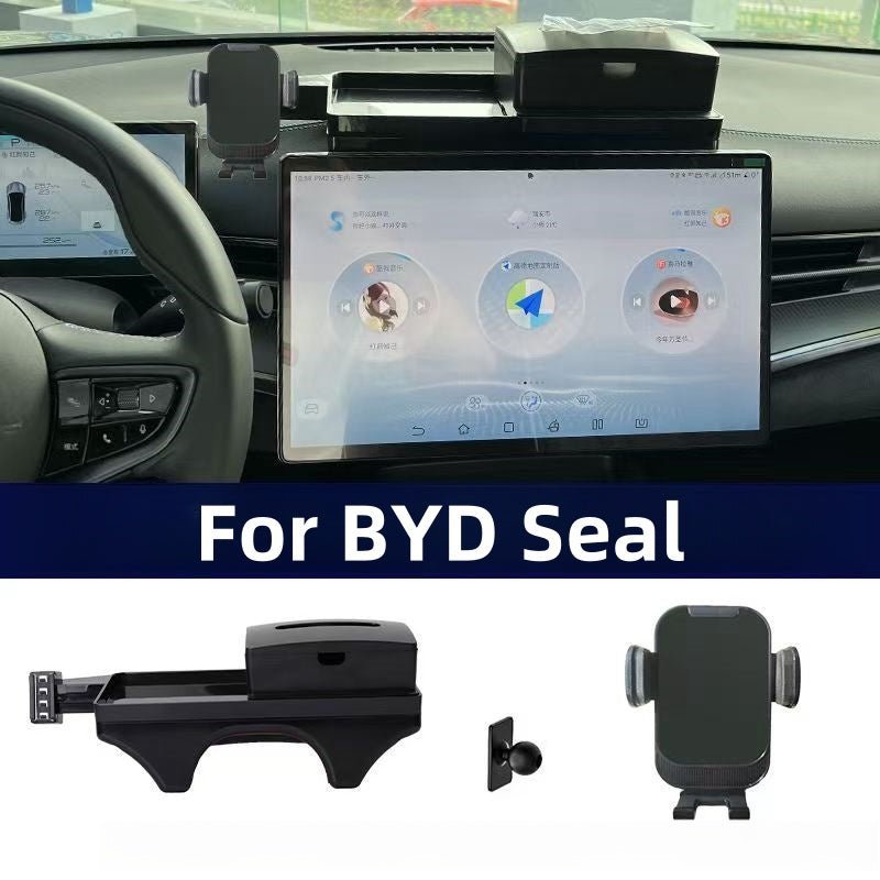 For BYD Seal Screen Rear Tissue Box Mobile Phone Holder - NICE EVS