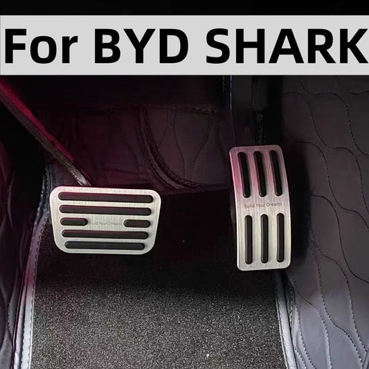 For BYD Shark/ Shark 6 Brushed Aluminum Performance Pedals - NICE EVS