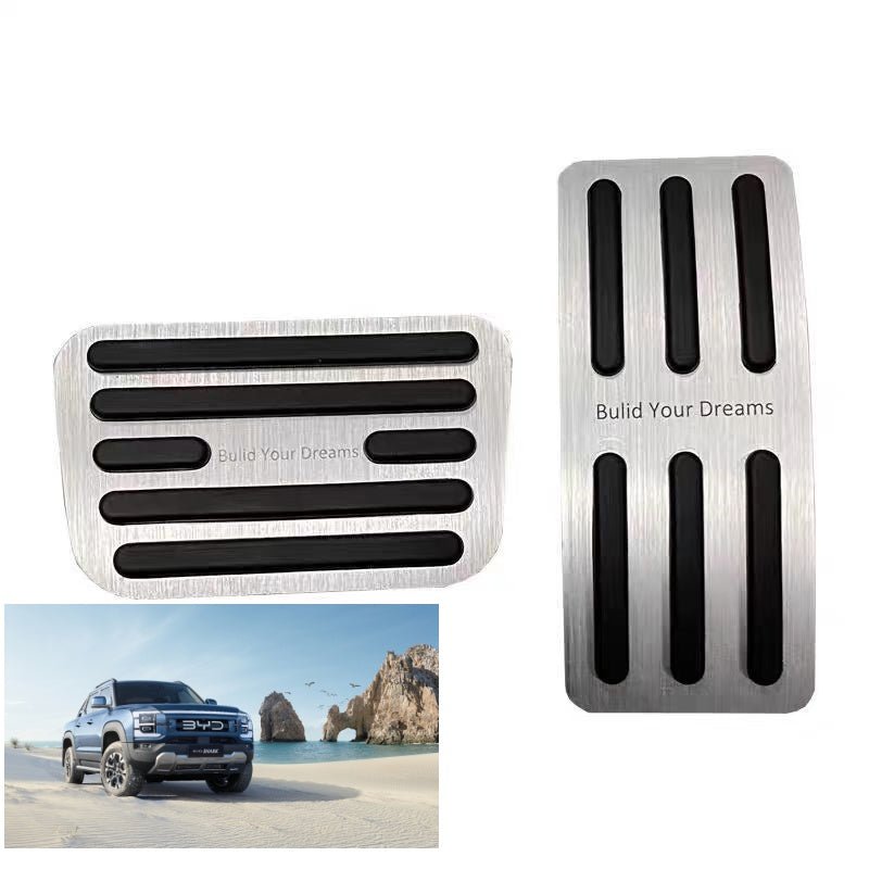 For BYD Shark/ Shark 6 Brushed Aluminum Performance Pedals - NICE EVS