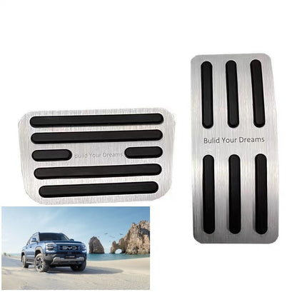 For BYD Shark/ Shark 6 Brushed Aluminum Performance Pedals - NICE EVS