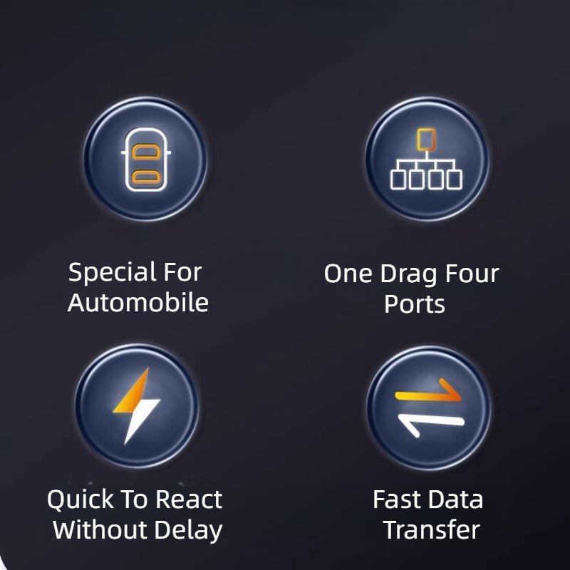 For BYD USB Hub 4 - In - 1 Dock Charger - NICE EVS