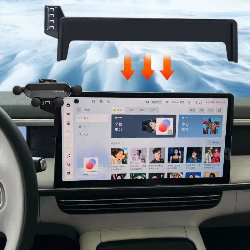 For XPeng Car Navigation Screen Plug - in Mobile Phone Holder - NICE EVS