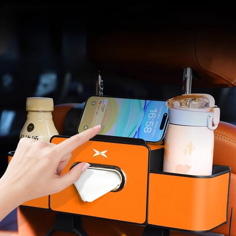 For XPENG Car Rear Passenger Tissue Box Phone Holder - NICE EVS