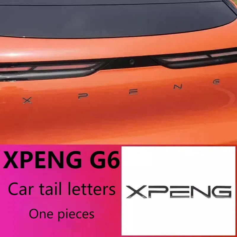 For XPENG G6 Car Body Logo Blackened Logo Modification - NICE EVS