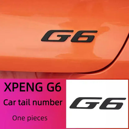 For XPENG G6 Car Body Logo Blackened Logo Modification - NICE EVS