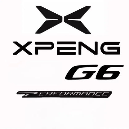 For XPENG G6 Car Body Logo Blackened Logo Modification - NICE EVS