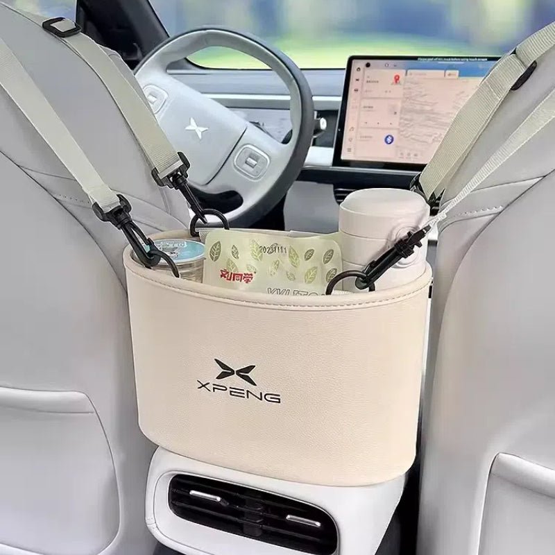 For XPENG G6 /G9 /P7 Car Rear Seat Multi - Functional Storage Box - NICE EVS
