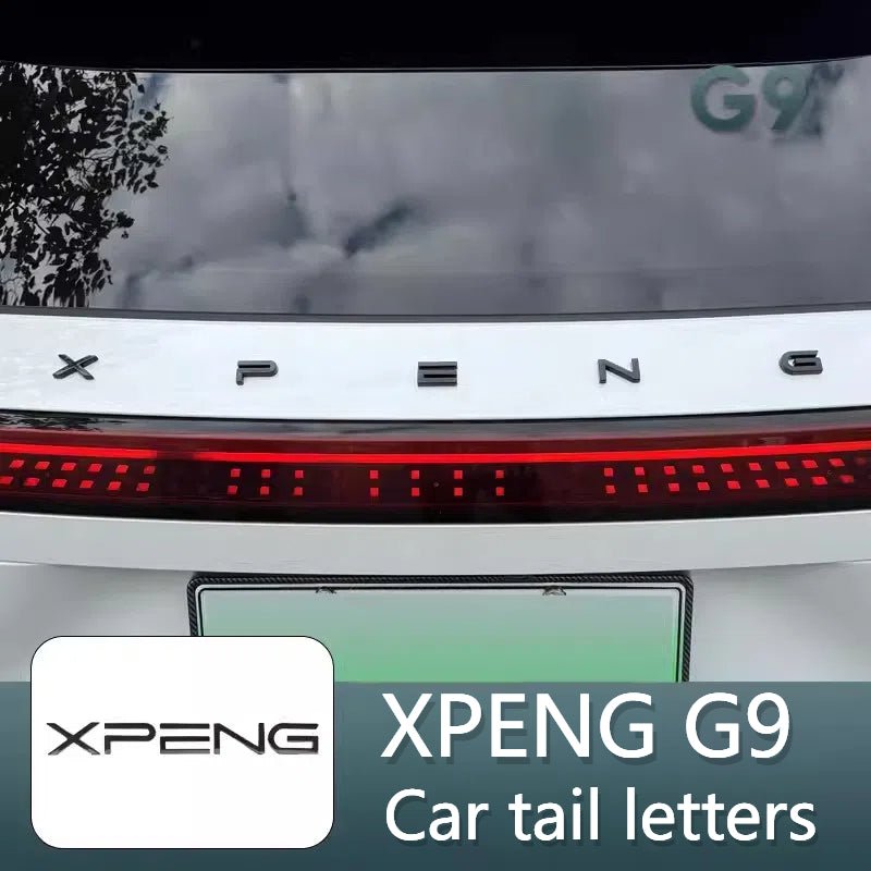 For XPENG G9 Car Body Logo Blackened Logo Modification - NICE EVS