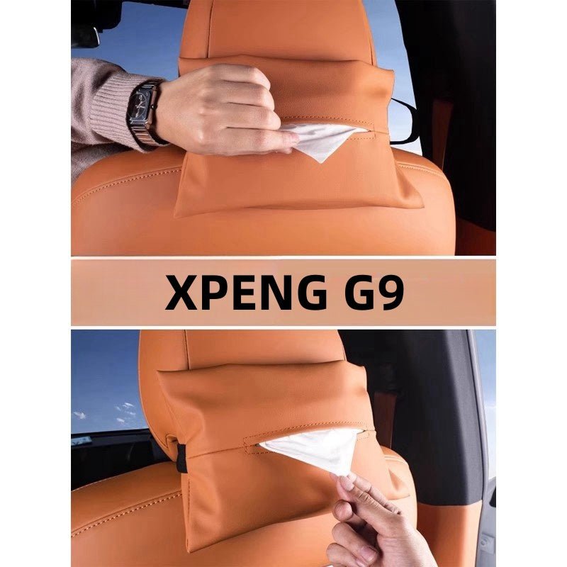 For XPENG G9 Car Tissue Box (Two Pieces) - NICE EVS