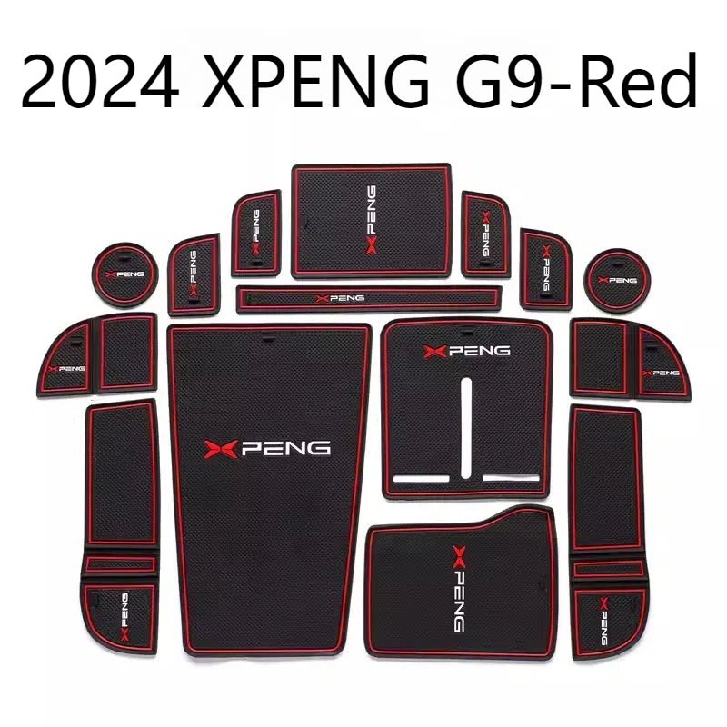 For XPENG G9 Car Water Coaster Non - Slip Mat (15 Pieces) - NICE EVS