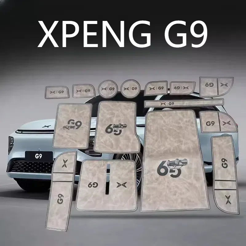 For XPENG G9 Car Water Coaster Non - Slip Mat (15 Pieces) - NICE EVS