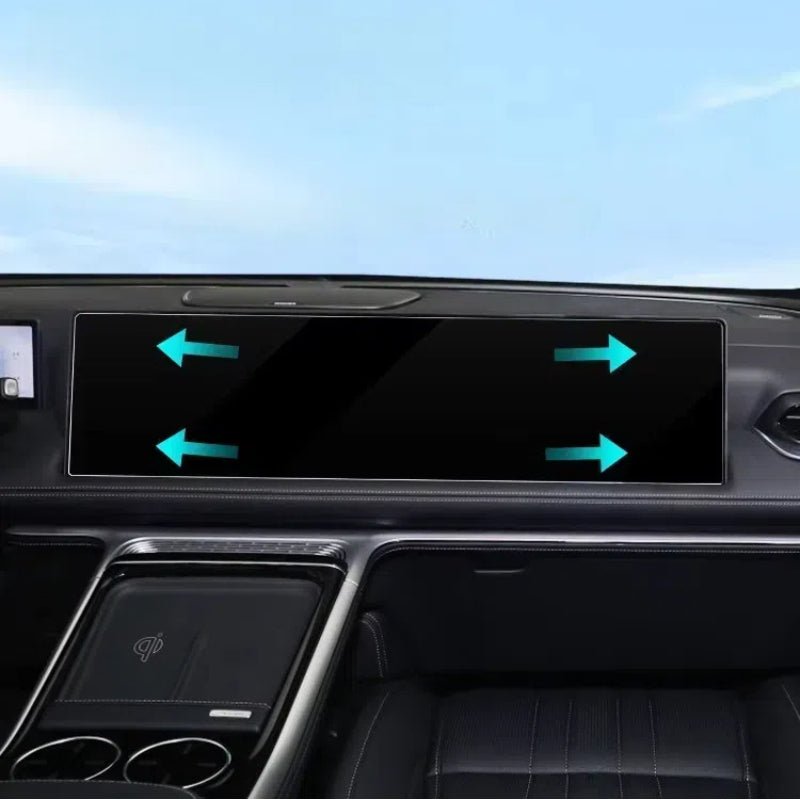 For XPENG G9 Dashboard,Navigation Screen Transparent PET Protective (Two pieces) - NICE EVS