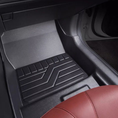 For XPeng P7 All - Weather Rubber Waterproof And Non - Slip Foot Mat - NICE EVS
