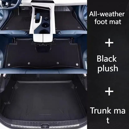 For ZEEKR 001 All - Weather Rubber TPE Floor Mat Carpet Trunk Mat - NICE EVS