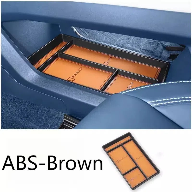 For ZEEKR 001 Center Console Sundries Packing Organizer Central Armrest Storage Box - NICE EVS