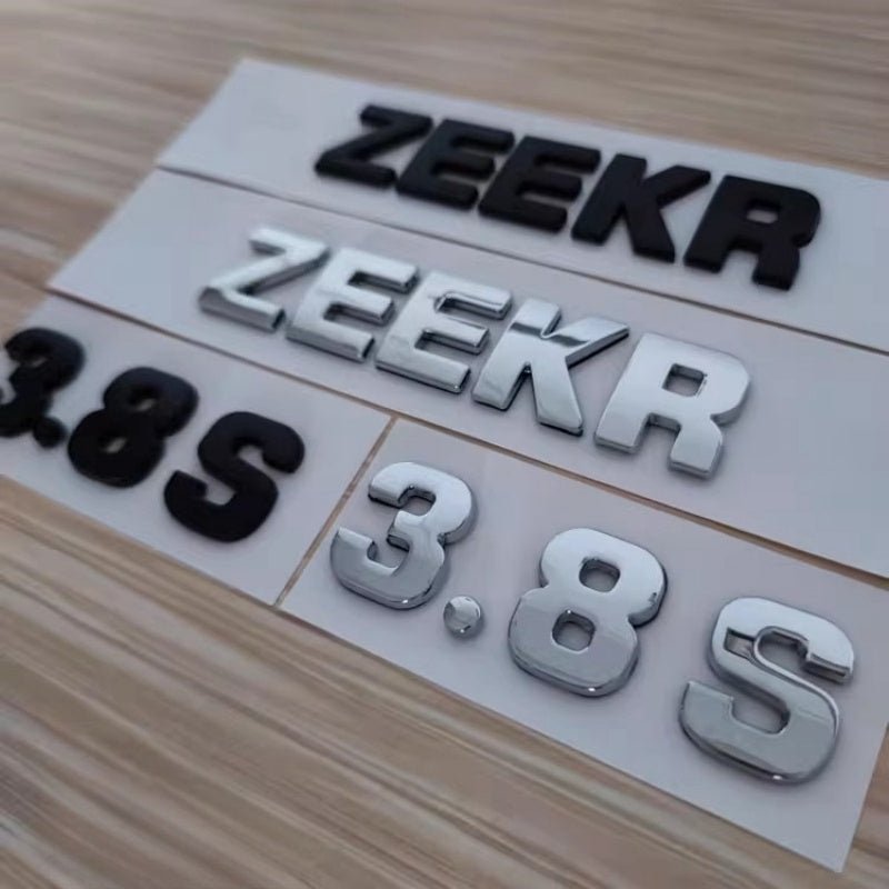 For ZEEKR Car Logo Sticker - NICE EVS