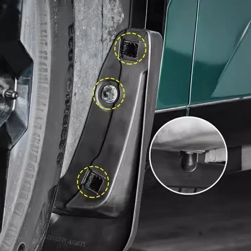 For ZEEKR X Car Fender Splash Guard（Four Pieces） - NICE EVS