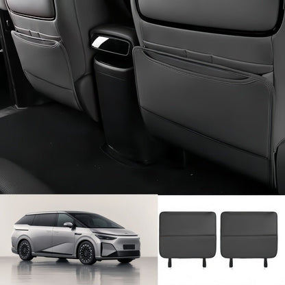 Front & 2nd Row Seat Back Anti-Kick Mats for 2024-2026 XPENG X9 - NICE EVS