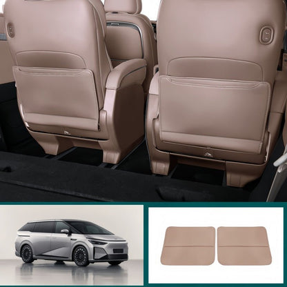 Front & 2nd Row Seat Back Anti-Kick Mats for 2024-2026 XPENG X9 - NICE EVS