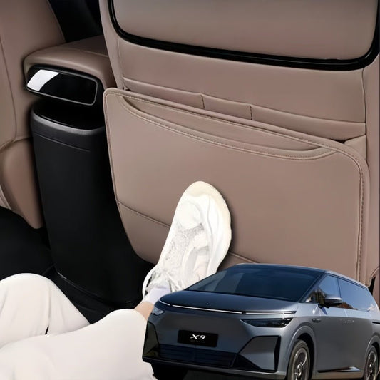 Front & 2nd Row Seat Back Anti-Kick Mats for 2024-2026 XPENG X9 - NICE EVS