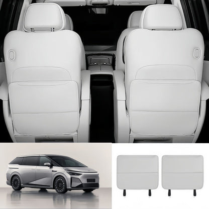Front & 2nd Row Seat Back Anti-Kick Mats for 2024-2026 XPENG X9 - NICE EVS