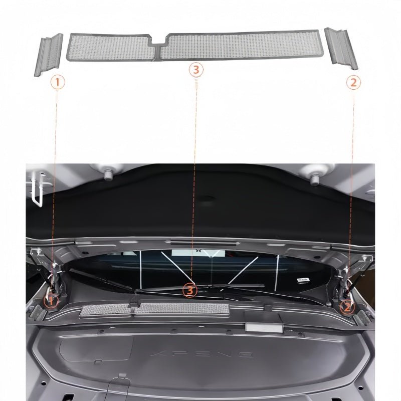 Front Grille Bug Guard / Mesh for XPeng G6 - NICE EVS