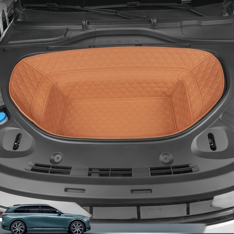 Frunk & Trunk Leather Liner Mat for XPeng G9 - NICE EVS