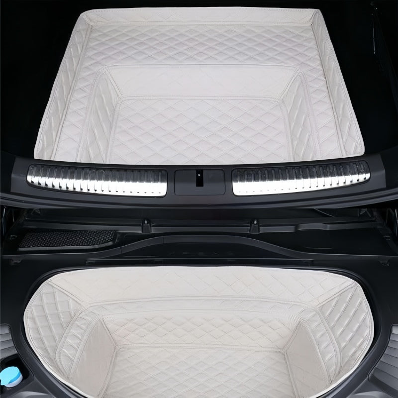 Frunk & Trunk Leather Liner Mat for XPeng G9 - NICE EVS