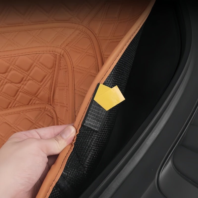 Frunk & Trunk Leather Liner Mat for XPeng G9 - NICE EVS