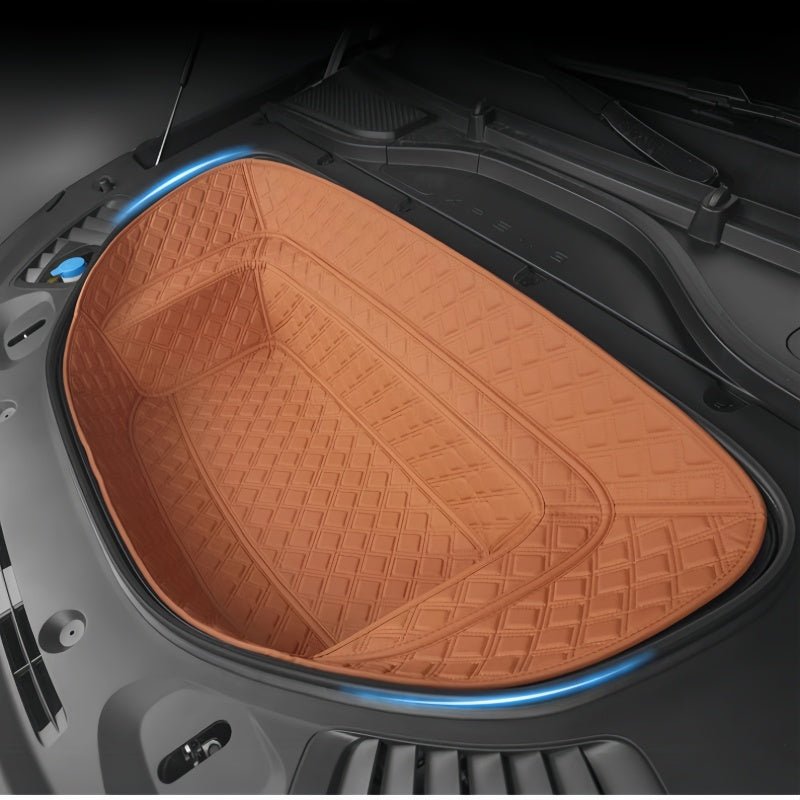 Frunk & Trunk Leather Liner Mat for XPeng G9 - NICE EVS