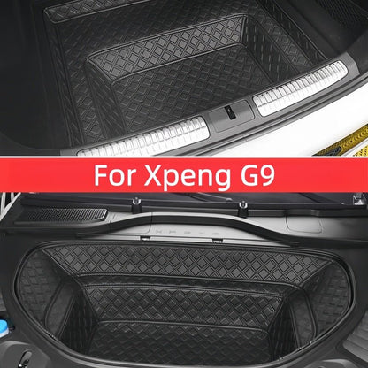 Frunk & Trunk Leather Liner Mat for XPeng G9 - NICE EVS