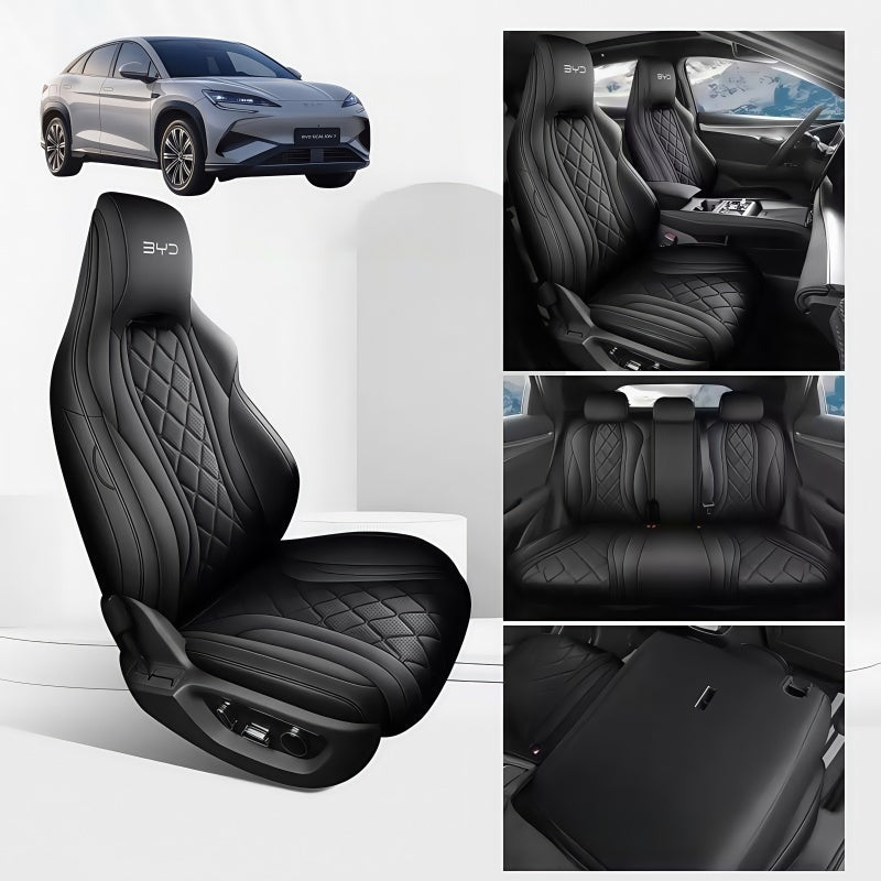 Full Coverage Leather Seat Covers for BYD Sealion 7 - NICE EVS