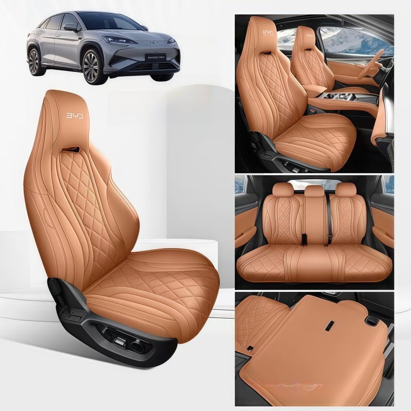 Full Coverage Leather Seat Covers for BYD Sealion 7 - NICE EVS