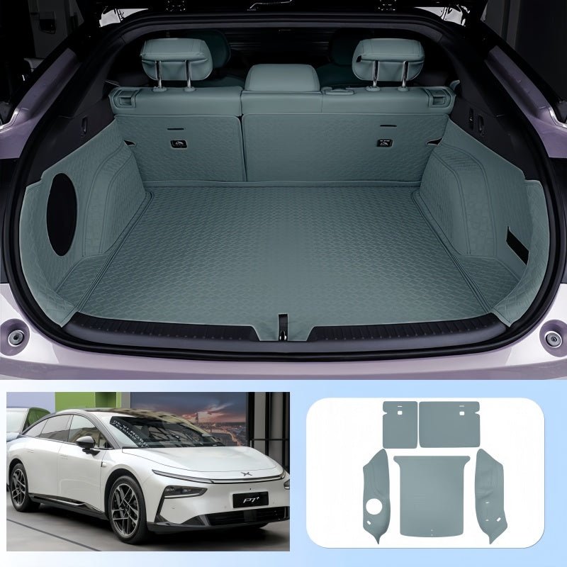 Full Coverage Leather Trunk Mat for 2026 Xpeng P7+ - NICE EVS