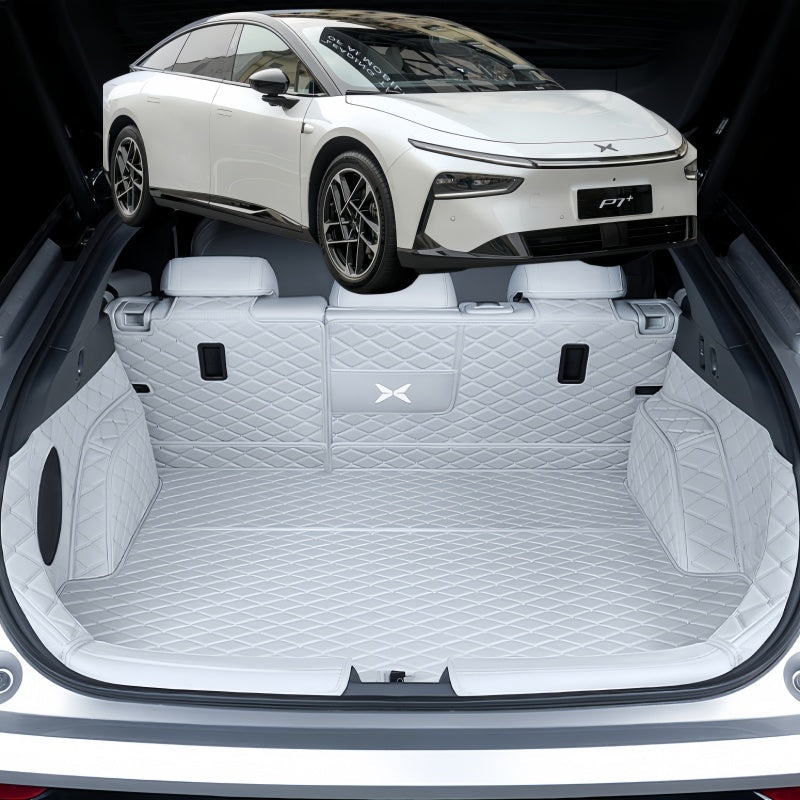 Full Coverage Leather Trunk Mat for 2026 Xpeng P7+ - NICE EVS