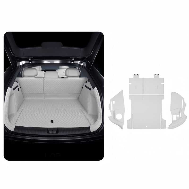 Full Coverage Leather Trunk Mat for Xpeng L03 - NICE EVS