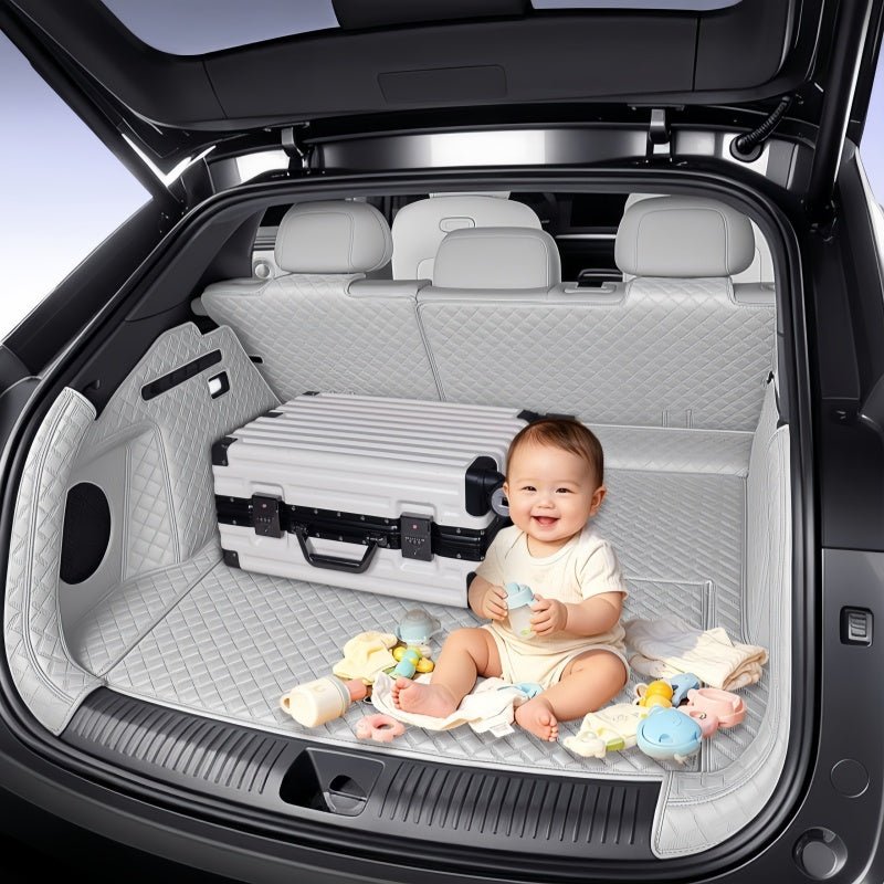 Full Coverage Leather Trunk Mat for Xpeng L03 - NICE EVS