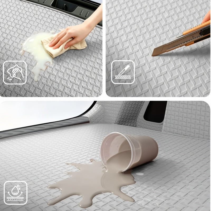 Full Coverage Leather Trunk Mat for Xpeng L03 - NICE EVS