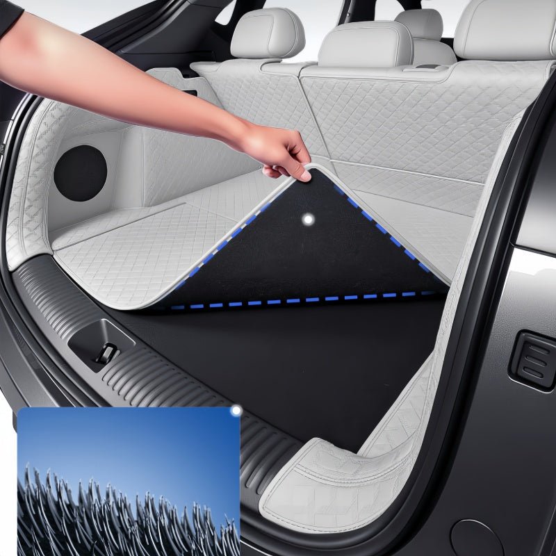 Full Coverage Leather Trunk Mat for Xpeng L03 - NICE EVS