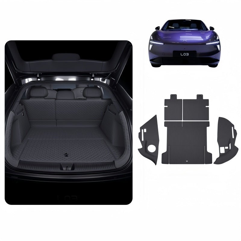Full Coverage Leather Trunk Mat for Xpeng L03 - NICE EVS