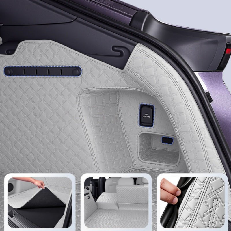 Full Coverage Leather Trunk Mat for Xpeng L03 - NICE EVS