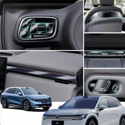 Full Set Button Cover Film for Zeekr 7X Interior Protection - NICE EVS