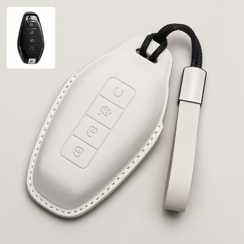 Full Wrap Leather Key Fob Case for Denza B5/B8 - NICE EVS